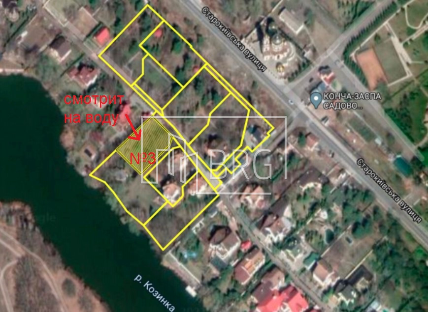 Дом 391.9м с видом на озеро Дамба 2-й км Конча-Заспа. Киевская обл