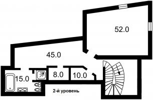 Two-level apartment complex "Sophia Brama" 272m. Kiev