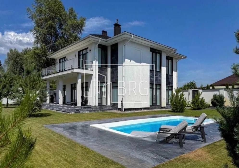 Новый дом с бассейном 360м КГ Монтана вилладж Козин. Киевская обл