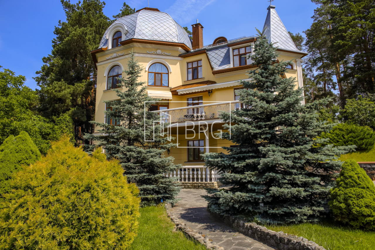 House in Gostomel with three lakes in the territory. Kiev region
